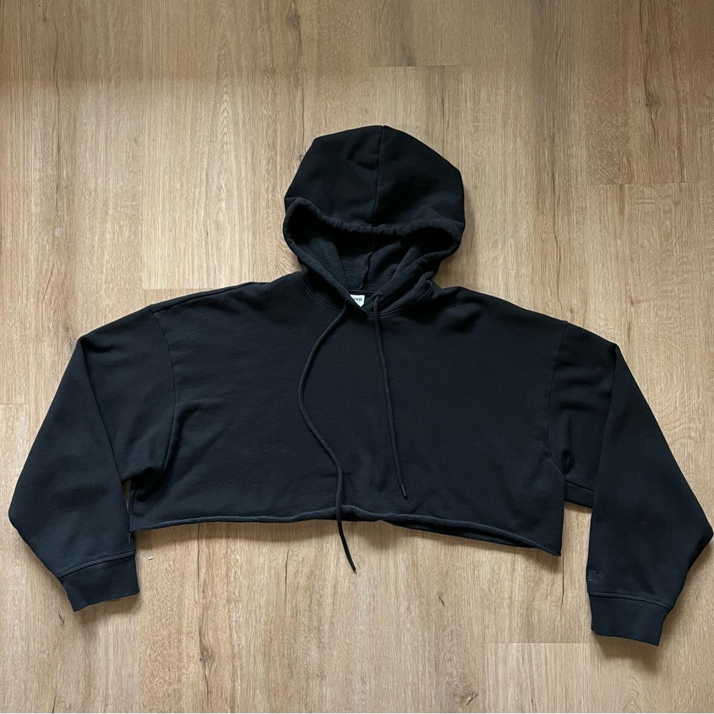 Victoria’s Secret black crop hoodie size XL